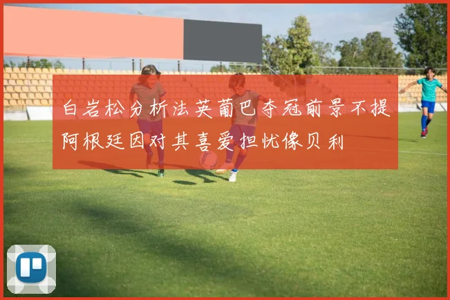 白岩松分析法英葡巴夺冠前景不提阿根廷因对其喜爱担忧像贝利